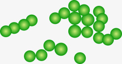 绿色细胞分裂素材