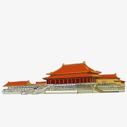 中国建筑北京图矢量图素材