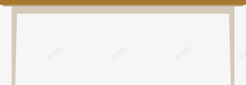 卡通长桌矢量图ai免抠素材_88icon https://88icon.com 创意卡通 卡通 卡通插图 插图 桌子 长桌 矢量图