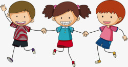 儿童节玩耍的小朋友素材