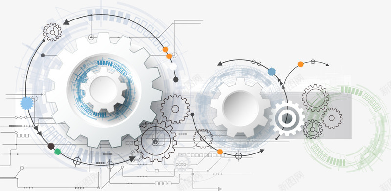 精美齿轮背景矢量图eps免抠素材_88icon https://88icon.com 信息科技 工程机械 新图网 时尚背景 机械背景 机械零件 科技未来 科技背景 精美 齿轮 矢量图