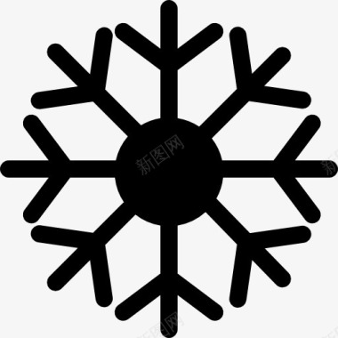 雪花点缀Snowflake图标图标