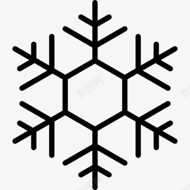 冬天雪地靴Snowflake图标图标