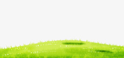 绿色清新草地边框纹理素材