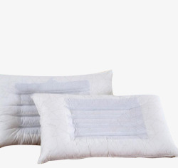 白色真空枕头素材