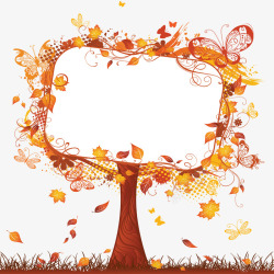 秋季边框爱情宣言秋季高清图片
