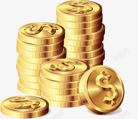 加密货币金色货币图标图标