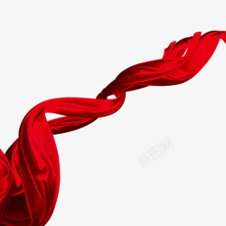 红布带喜庆飘带祝贺素材