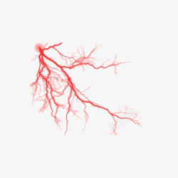 手绘分支结构图血管元素高清图片