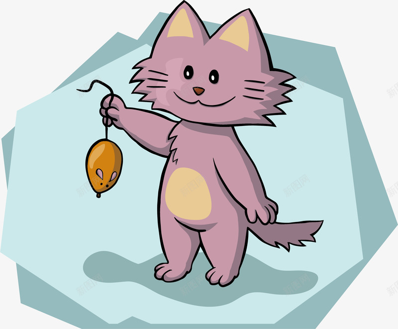 手绘卡通猫咪捉老鼠插画矢量图ai免抠素材_88icon https://88icon.com 儿童书本插画 儿童画 卡通 卡通猫咪 可爱 坐在火车的老鼠 小猫 手绘 猫咪 猫咪捉老鼠 矢量图 老鼠生日