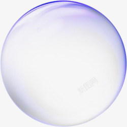 蓝色网纱气泡效果元素E网库高清图片