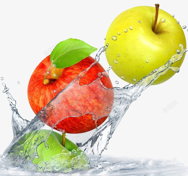 苹果png免抠素材_88icon https://88icon.com apple 创意水果 叶子 新鲜 新鲜水果 水果 水果静物 水花 特写 生物世界 美味 苹果 营养 设计 高清 黄红绿