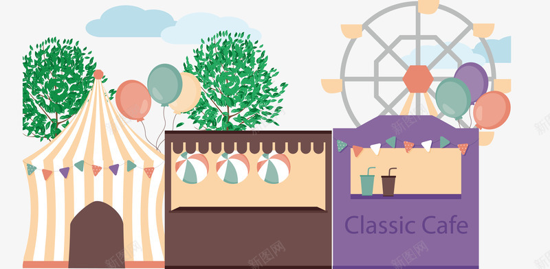 县集市插图png免抠素材_88icon https://88icon.com 县集市 集市