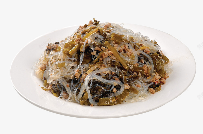 肉沫黑酸菜炒粉丝png免抠素材_88icon https://88icon.com 中华美食 中国美食 产品实物 炒粉丝 粉丝 肉沫 菜品 菜肴 餐饮 黑酸菜