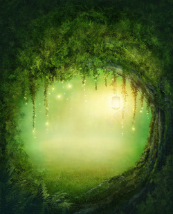 绿色创意环境渲染效果素材