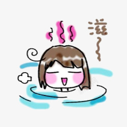 冬天热水洗衣服冬天泡澡日本温泉高清图片