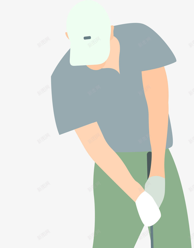 高端运动打高尔夫png免抠素材_88icon https://88icon.com 休闲 双手握杆 商务 帅气男人 打高尔夫 高端运动