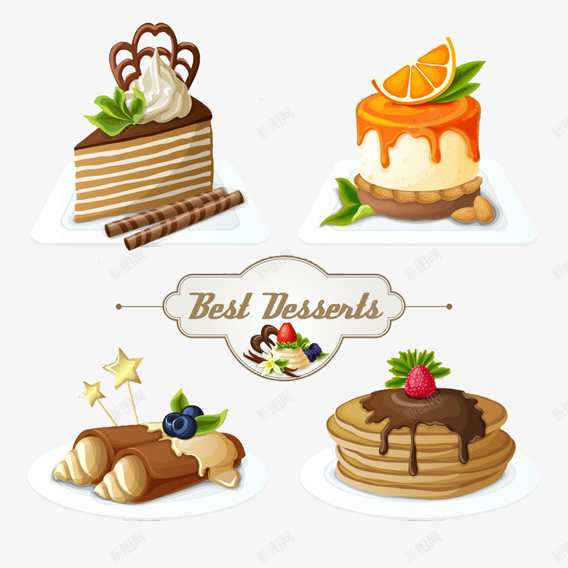 巧克力奶油蛋糕png免抠素材_88icon https://88icon.com 卡通 奶油蛋糕 巧克力