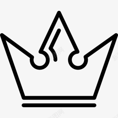 皇家宝石王冠王冠的国王图标图标