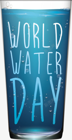 世界水日矢量图素材