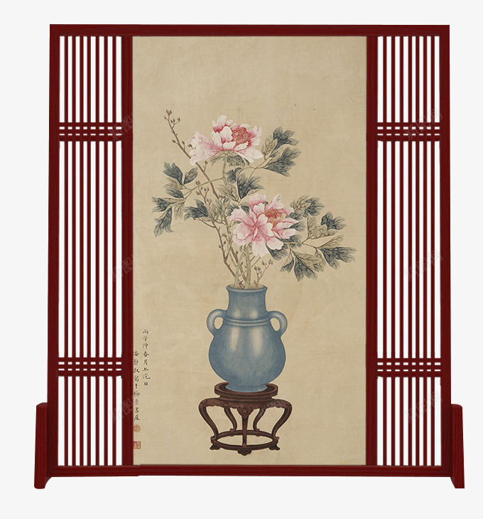 新中式落地屏风隔断png免抠素材_88icon https://88icon.com 实木简约 实物屏风 小户型 新中式 落地屏风 隔断 餐厅玄关