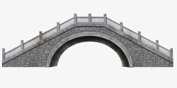 砖块背景灰色的建筑物桥梁高清图片