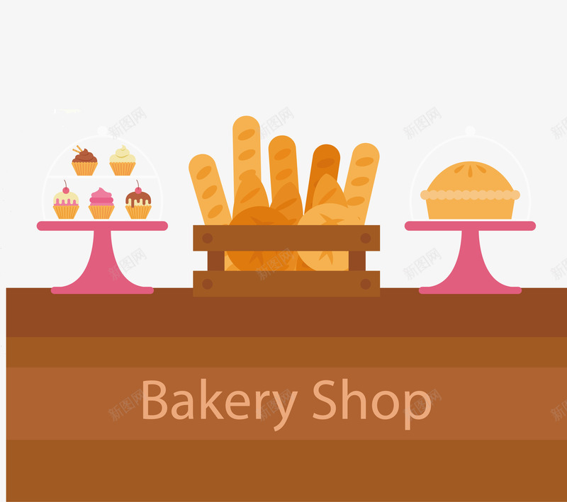 蛋糕水彩烘焙矢量图ai免抠素材_88icon https://88icon.com 奶油面包 巧克力蛋糕 巧克力面包 手撕面包 早餐 法式面包 肉松面包 蛋糕 面包咖啡 面包片 矢量图