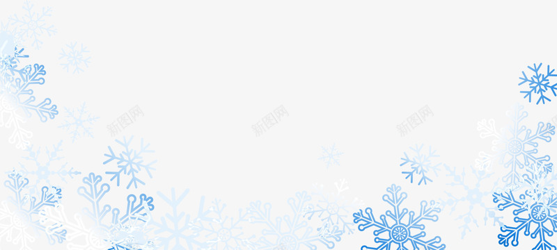 蓝色闪耀雪花框架png免抠素材_88icon https://88icon.com 冬天 冬季 绿色框架 落雪 雪花 雪花片 飘雪