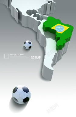 北美南美地图巴西足球高清图片