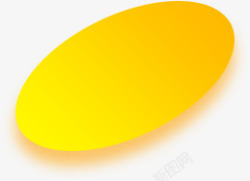 创意合成效果黄色渐变的形状素材