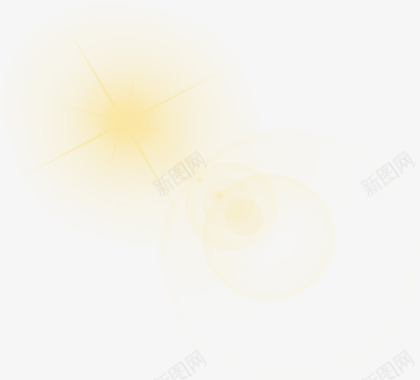 光效流星星星黄色光效活动图标图标