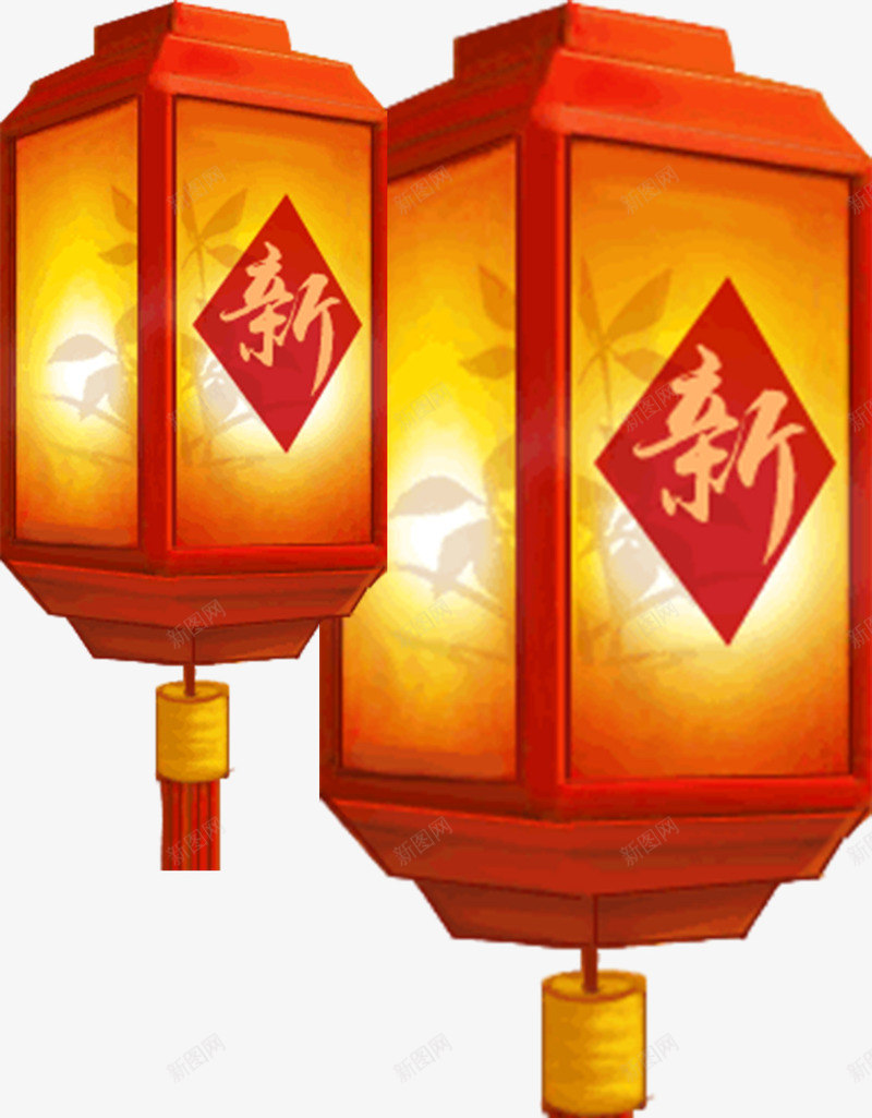 灯笼png免抠素材_88icon https://88icon.com 新年素材 春节灯笼 节日花灯 过年装饰元素 鸡年素材