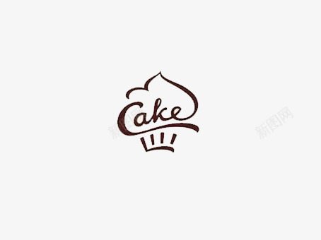 蛋糕矢量英文logo图标图标