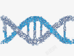 DNA基因链装饰基因链高清图片