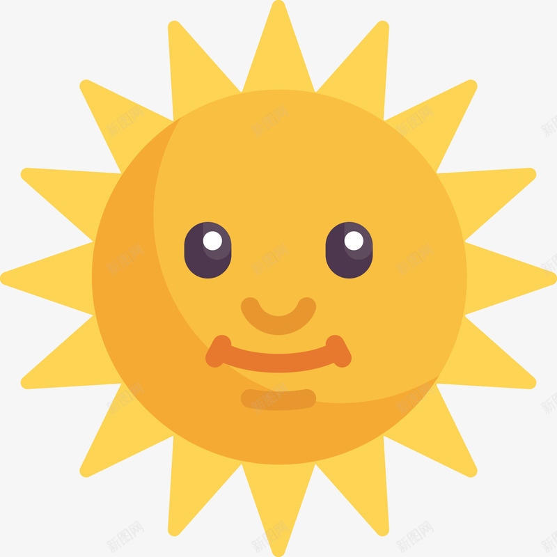 冬天的太阳矢量图eps免抠素材_88icon https://88icon.com 冬天的太阳 暖和 矢量冬季太阳 矢量太阳 阳光 黄色太阳 矢量图