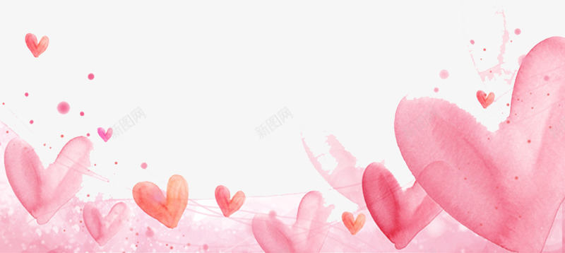 粉色爱心装饰png免抠素材_88icon https://88icon.com 充满爱心 围绕的爱心 少女心 海报背景 爱心装饰 粉色 节日元素