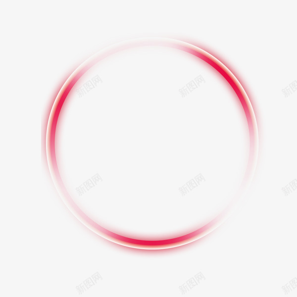 红色圆圈png免抠素材_88icon https://88icon.com 半透明 半透明框 渐变 科技 简约