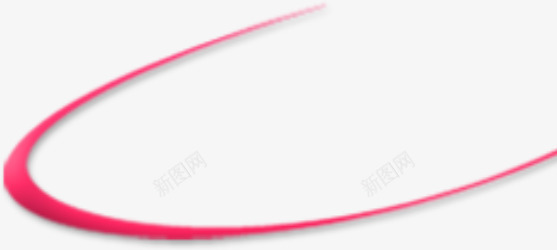 粉色u型弧线装饰png免抠素材_88icon https://88icon.com 弧线 粉色 装饰