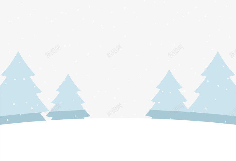 白色雪地圣诞树png免抠素材_88icon https://88icon.com winter 冬天 冬季 圣诞节 寒冬 白色圣诞树 雪地