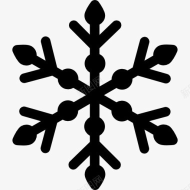 雪杉树Snowflake图标图标