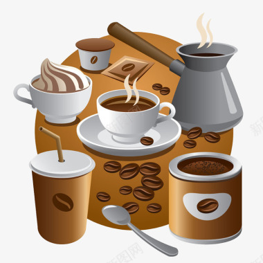 韩国饮品咖啡饮品图标图标