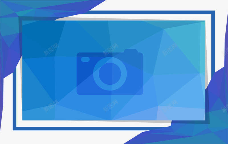 现代蓝色抽象立体相机矢量图ai免抠素材_88icon https://88icon.com 摄影展 现代 相机 蓝色 矢量图