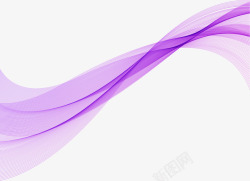 抽象紫色波纹素材