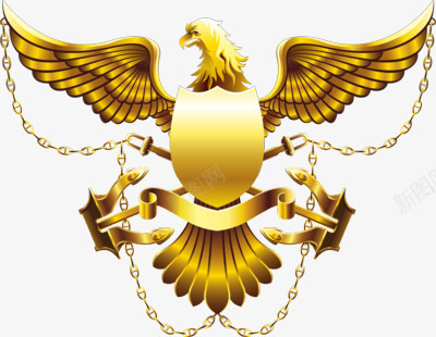 老鹰png免抠素材_88icon https://88icon.com 财富 金子 金属 金色 首饰珠宝