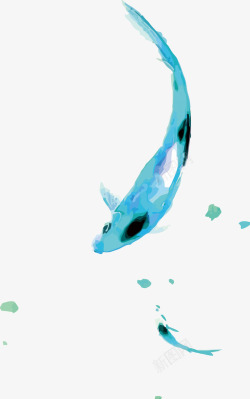 中国风鱼矢量图素材