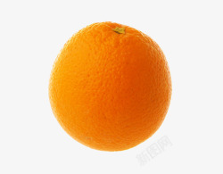 单个完整水果橙子素材
