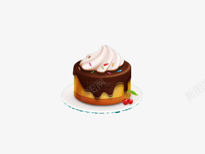 可爱精致的甜点蛋糕元素png免抠素材_88icon https://88icon.com 元素 可爱 甜点 精致 蛋糕