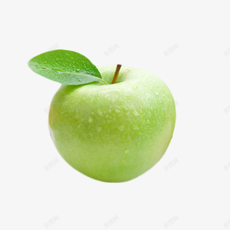 绿色吃的苹果png免抠素材_88icon https://88icon.com 单独 吃的 水果 绿色 苹果