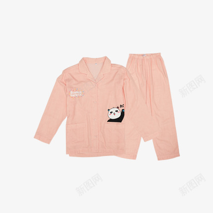 夏日甜心家居服png免抠素材_88icon https://88icon.com 产品实物 双层纱 夏日甜心产品 少女风 睡衣 粉色睡衣