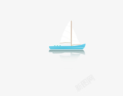 帆船素材夏日帆船小船高清图片